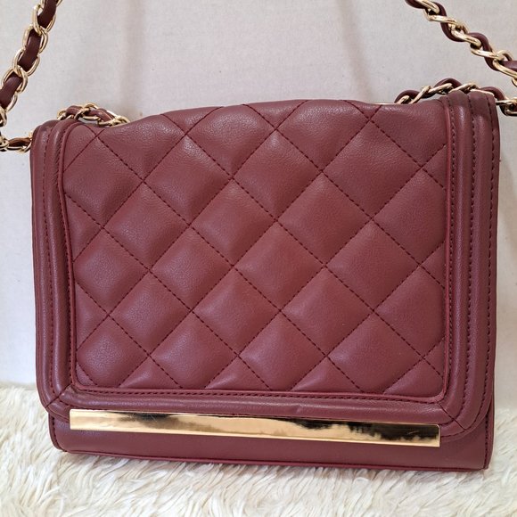 Aldo Burgundy Crossbody Bag - Picture 2 of 12
